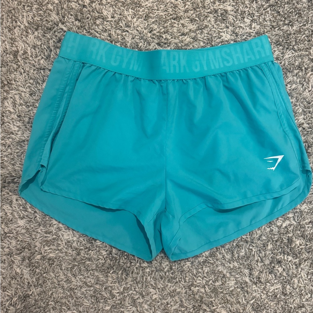 Gymshark Women's Blue Athletic Shorts